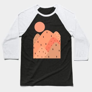 Peach Fuzz Hills Baseball T-Shirt